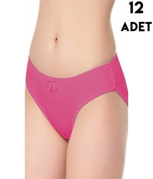 Tutku 0678 İnce Bel Fiyonk Bayan Bikini 12'li