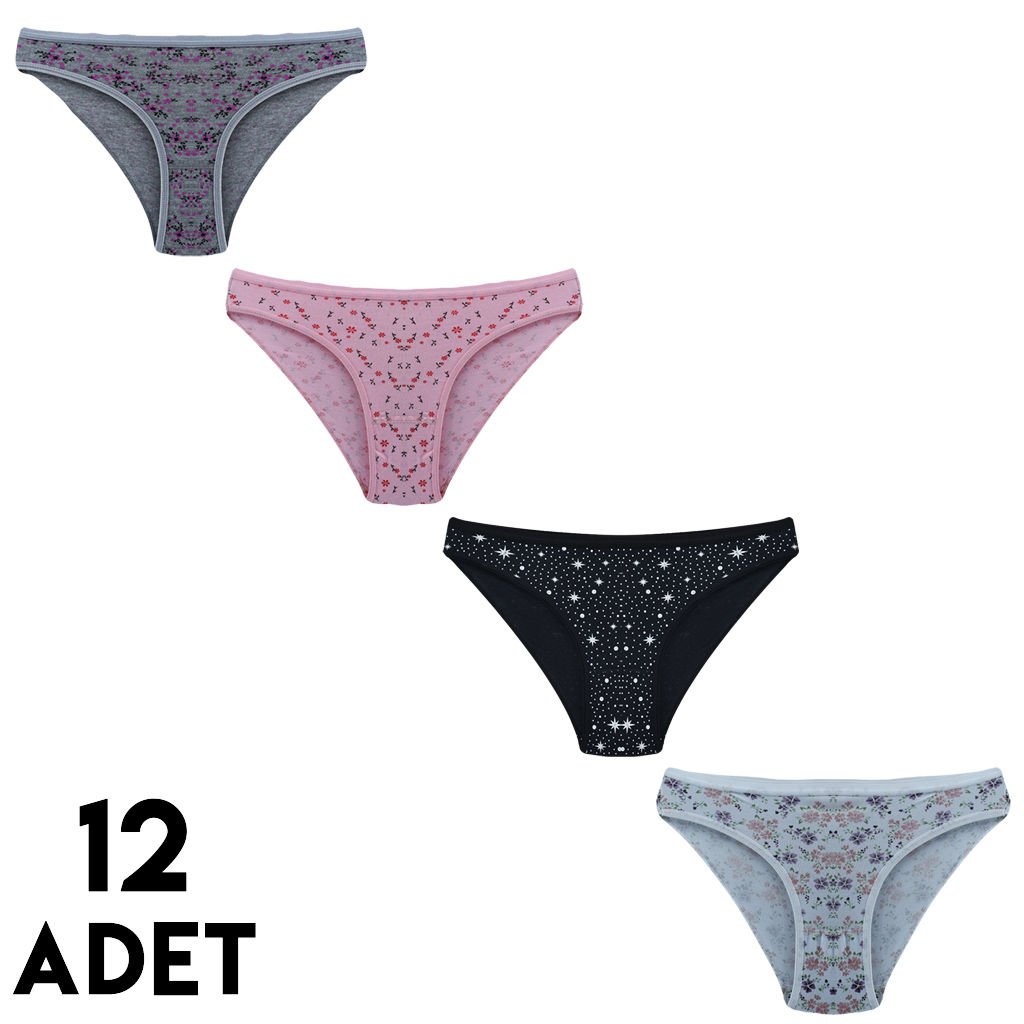 Tutku 0585 Hilda Bayan Bikini 12'li