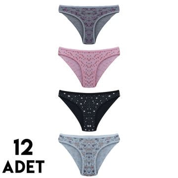 Tutku 0585 Hilda Bayan Bikini 12'li