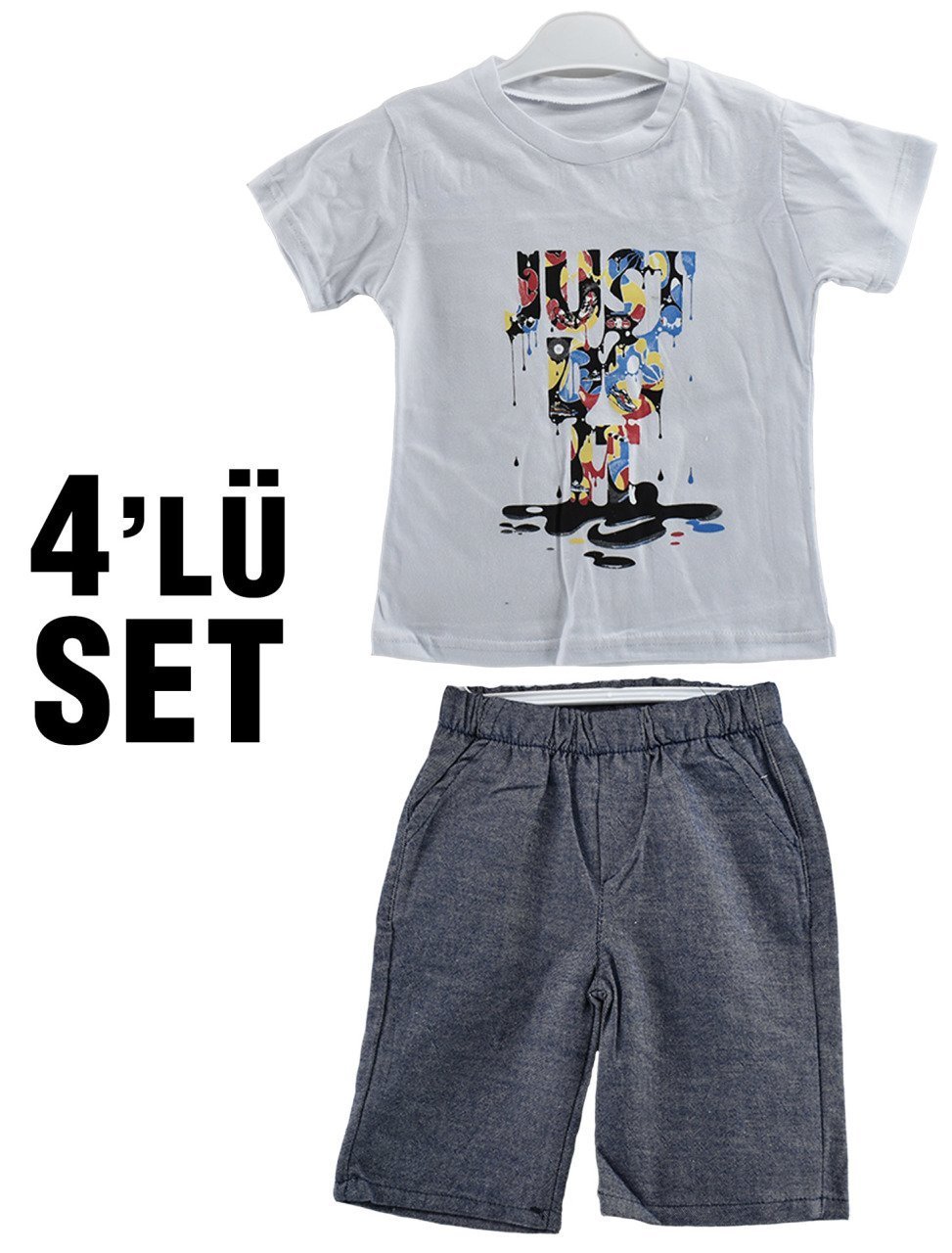 Fantastic Erkek Çocuk Takım 5-6-7-8 Yaş 4 Lü