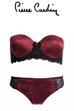 Pierre Cardin 4216 Kadın Balenli Straplez Destekli Sütyen Takım