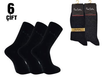 Pierre Cardin 611 Orjinal Erkek Bambu Yün Çorap 6'lı