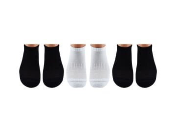 Berka Taban Altı Havlu Dikişsiz Bayan Spor Patik Çorap 12'li