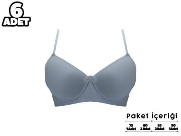 Liza 2260 Balensiz Destekli Sütyen 6'lı