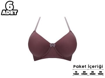 Liza 2260 Balensiz Destekli Sütyen 6'lı