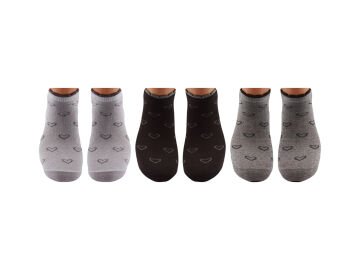 Esinti 33-5 (36-40) Naturel Pamuk Bayan Patik Çorap 12'li