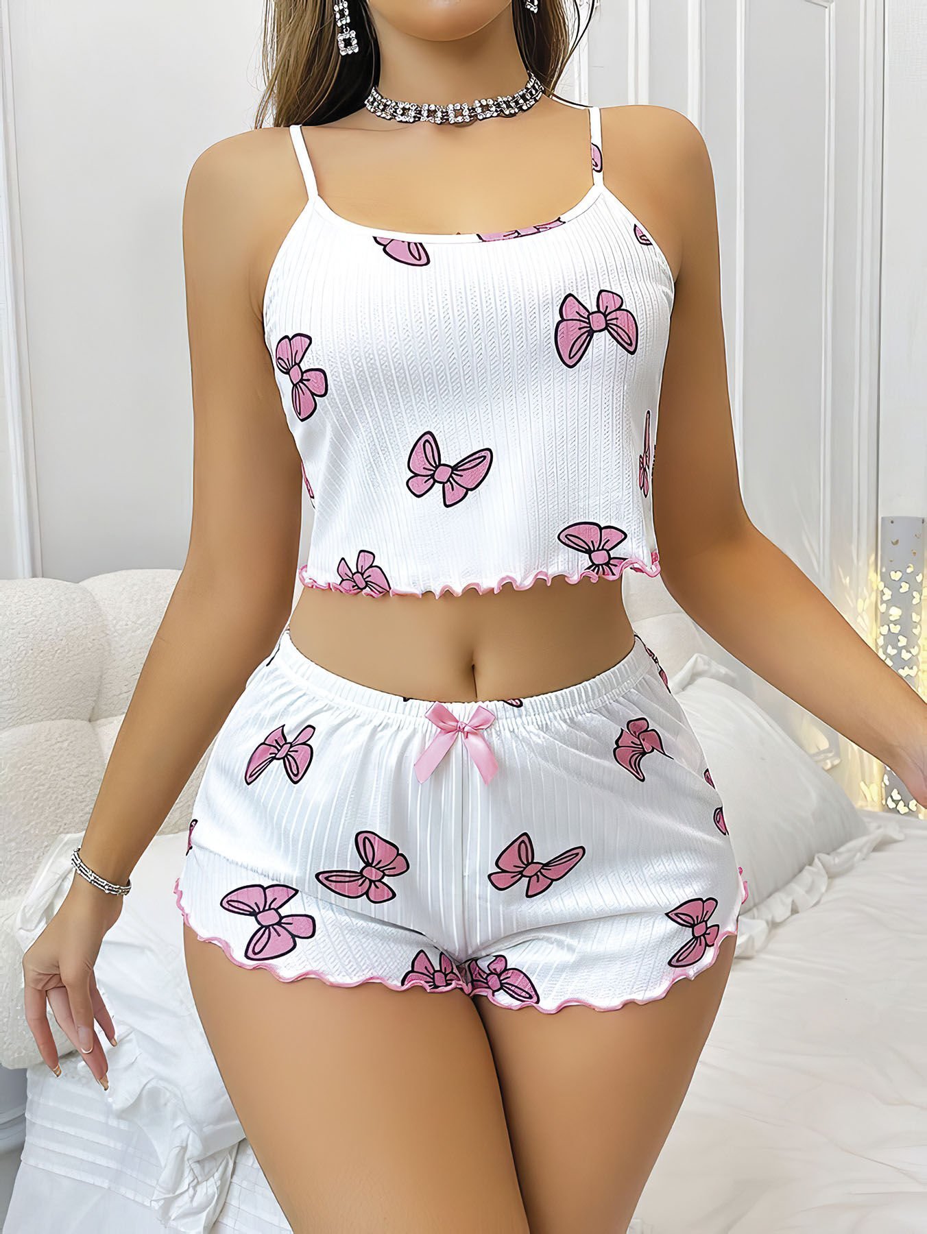 NIGHTLIGHT 3777 Bayan Şortlu Takım (S-M-L-XL)