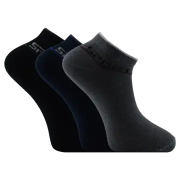 Vakre 9113-6 (41-44 NO) Erkek Penye Likralı Patik Çorap 12'li