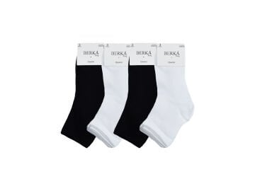 Berka Taban Altı Havlu Dikişsiz Bayan Spor Yarım Konç Patik Çorap 12'li