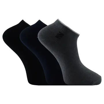 Vakre 9113-8 (41-44 NO) Erkek Penye Likralı Patik Çorap 12'li