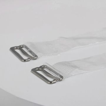 Gipaş Bayan Şeffaf Sütyen Askısı Metal Uç Geniş 15 mm