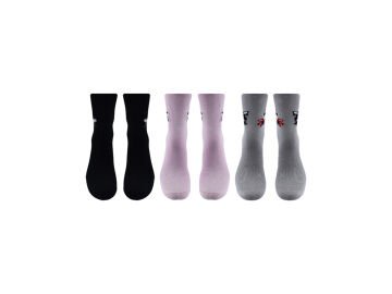 Şirin 4400 (36-40) Dikişsiz Bayan Desenli Penye Çorap 12'li