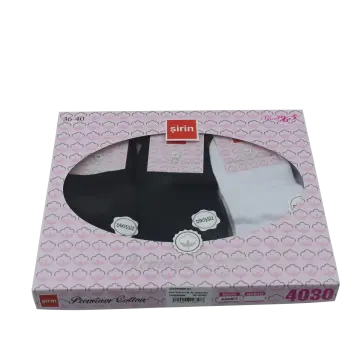 Şirin 4030-63 (36-40) Dikişsiz Bayan Penye Patik Çorap 12'li