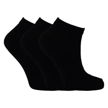 Şirin 4060-5 (36-40) Bayan  Penye Patik Çorap 12'li SİYAH - 36-40 NO