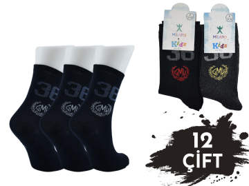 Milano Erkek Çocuk Çorap 12'li