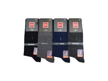 Şirin 7280-9 Ter Emici Dikişsiz Erkek Soket Çorap 12'li