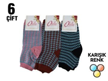 Odella Kışlık Bayan Patik 6'lı