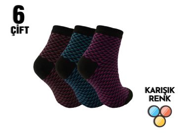 Odella Kışlık Bayan Patik 6'lı