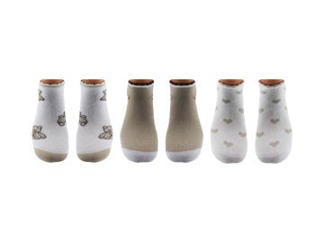 Esinti 30-19 Naturel Pamuk Dikişsiz Bayan Patik 12'li