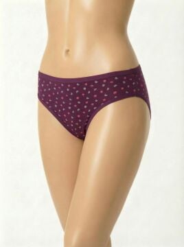 Dondeza 164-8 (M) Desenli Viscon Bayan Bikini 12'li