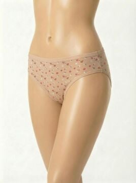 Dondeza 164-8 (M) Desenli Viscon Bayan Bikini 12'li