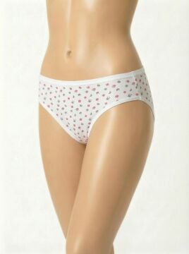 Dondeza 164-8 (M) Desenli Viscon Bayan Bikini 12'li