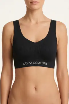 Layza 8202 (M-L-XL-XXL) Lazer Kesim Hayalet Dikişsiz Bayan Sütyen 6'lı
