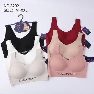 Layza 8202 (M-L-XL-XXL) Lazer Kesim Hayalet Dikişsiz Bayan Sütyen 6'lı