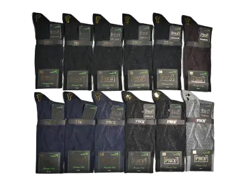 Pro 17675 (41-44) Dikişsiz Bambu Erkek Çorap 12'li