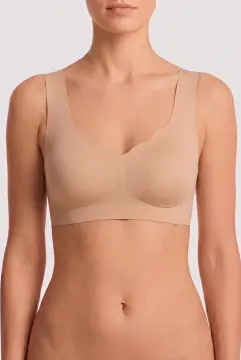Layza 8214 (M-L-XL-XXL) Lazer Kesim Hayalet Dikişsiz Bayan Sütyen 6'lı