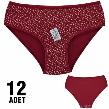 Dondeza 301-85 Desenli Bayan Bato 12'li