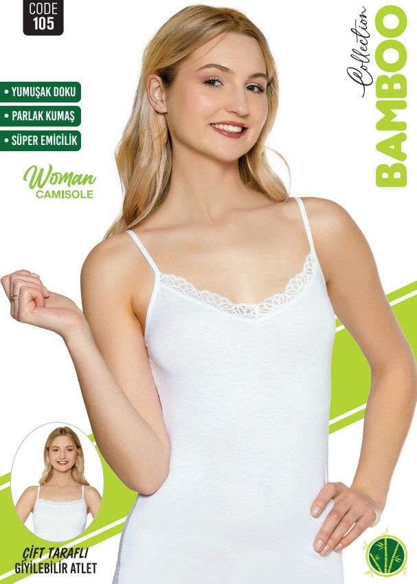 Sortie 105 Bambu İp Askılı Çift Yönlü Atlet