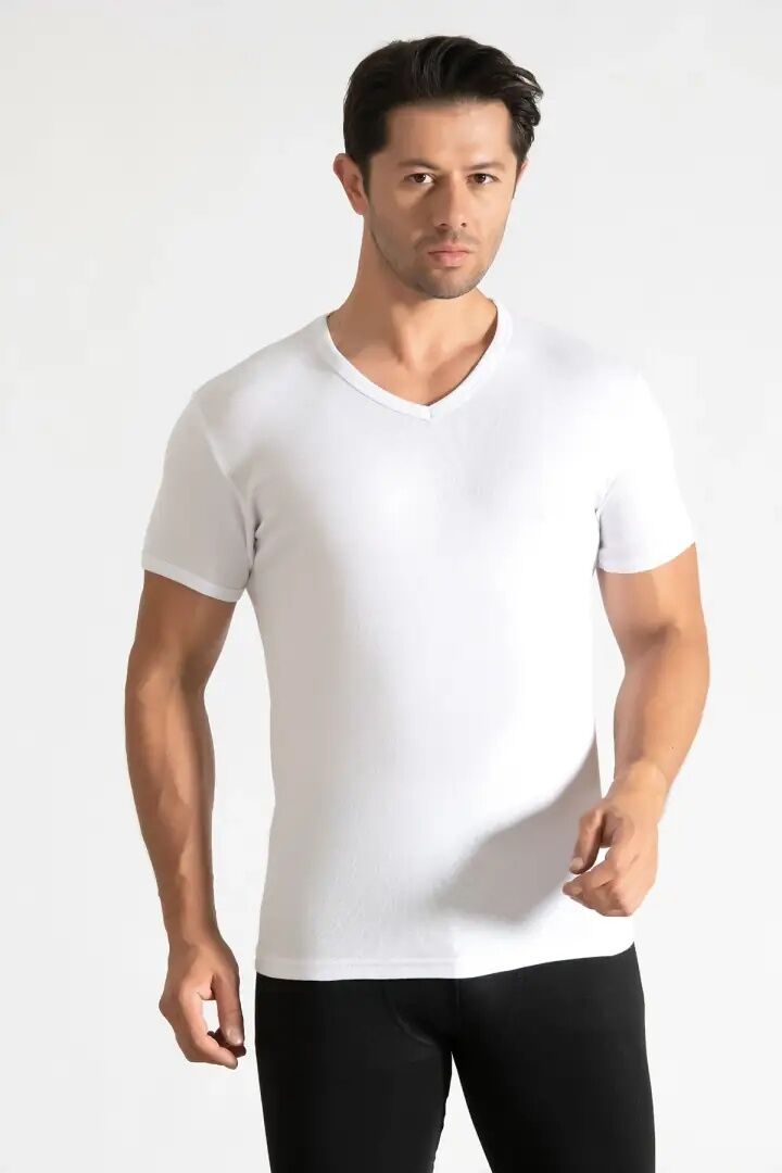 Tutku Erkek Ribana V Yaka Fanila