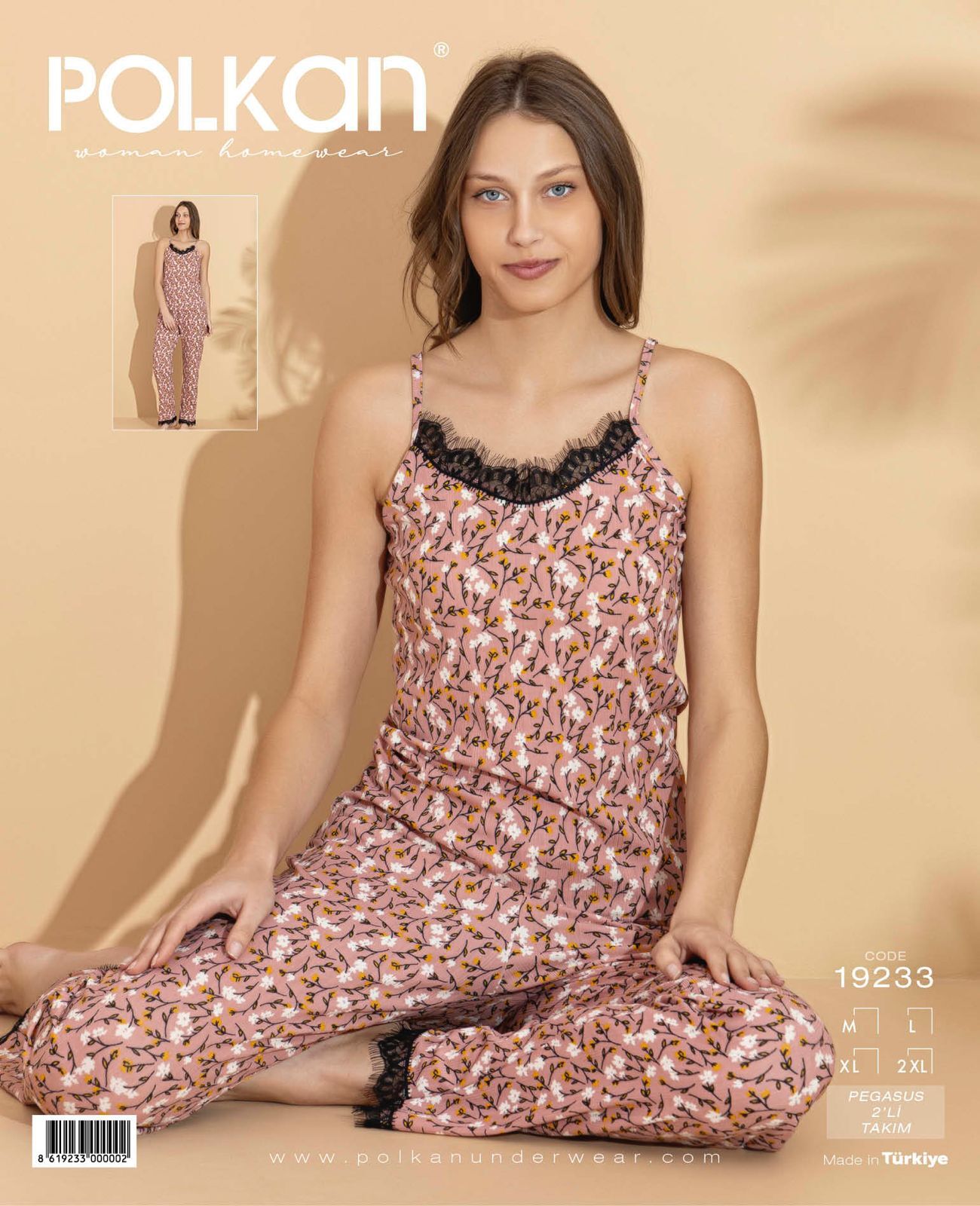 Polkan 19233 Bayan İkili Pegasus Takım Paket İçi 4'lü