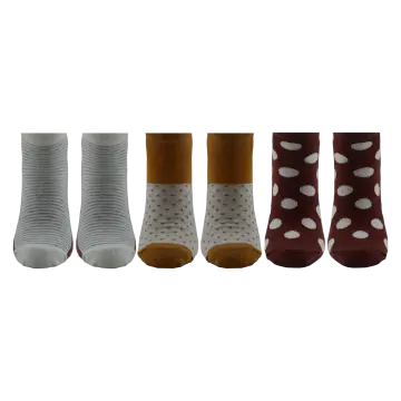 Vakre 9328-29 (36-40) Bayan Penye Patik Çorap 12'li