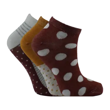 Vakre 9328-29 (36-40) Bayan Penye Patik Çorap 12'li