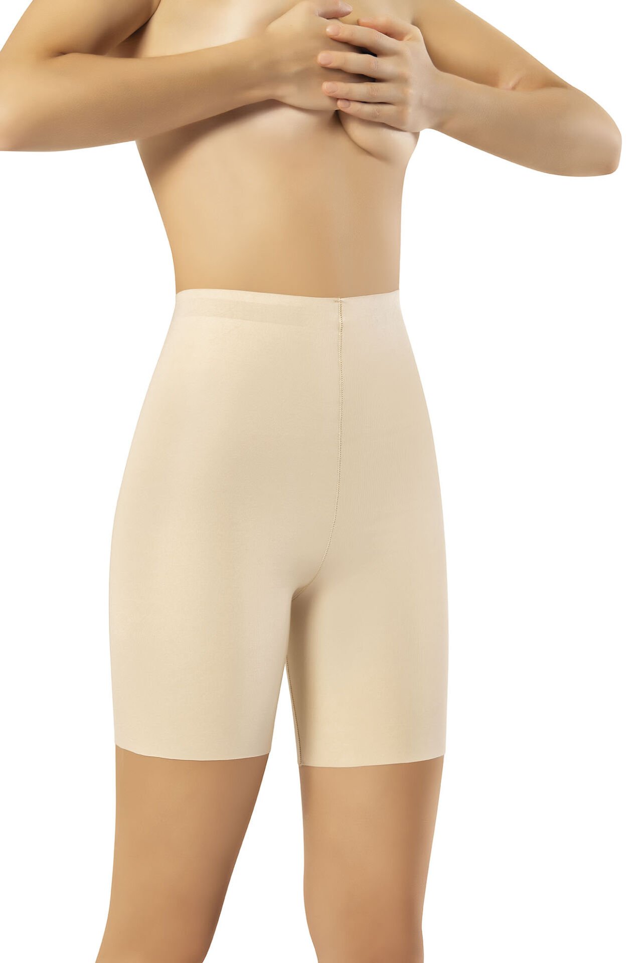 Flex Fit 6022 Lazer Kesim Yüksek Bel Şort Korse