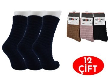 Gülçek Bayan Ters Havlu Soket 12'li