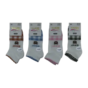 Vakre 9328-28 (36-40) Bayan Penye Patik Çorap 12'li
