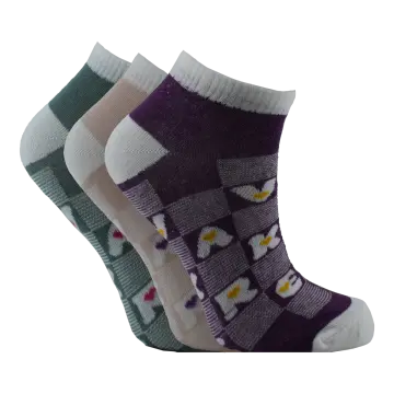 Vakre 9328-31 (36-40) Bayan Penye Patik Çorap 12'li
