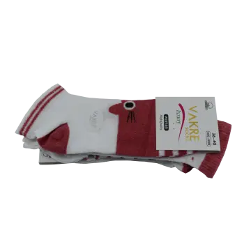 Vakre 9328-37 (36-40) Bayan Penye Patik Çorap 12'li