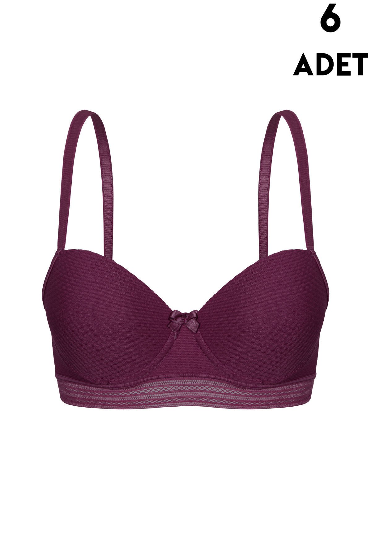 Aysemin 5162 B Cup (75-80-85-90) Balenli Destekli Bayan Sütyen 6'lı