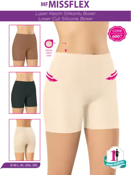 MF MISS FLEX 6007 Lazer Kesim Yüksek Bel Bayan Boxer