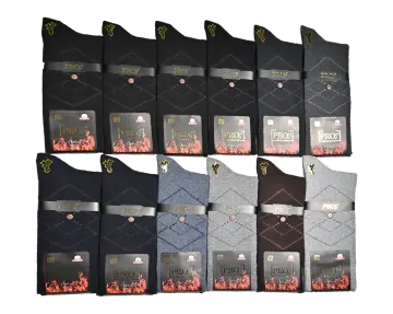 Pro 14601 (41-44) Dikişsiz Havlu Erkek Çorap 12'li