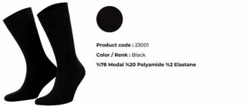 Aytuğ 23001 (41-45) Dikişsiz Erkek Modal Soket Çorap 12'li