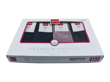 Şirin 4150-105 (36-40) Dikişsiz Bayan Penye Çorap 12'li