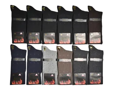 Pro 14651 (41-44) Dikişsiz Havlu Erkek Çorap 12'li