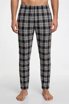 Alperi 72-26-1 (M-L-XL-XXL) Ekoseli Cepli Erkek Tek Alt 4'lü