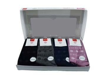 Şirin 4150-107 (36-40) Dikişsiz Bayan Penye Çorap 12'li