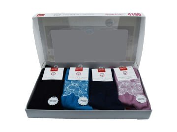 Şirin 4150-103 (36-40) Dikişsiz Bayan Penye Çorap 12'li